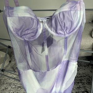 Lavender tyedye dress